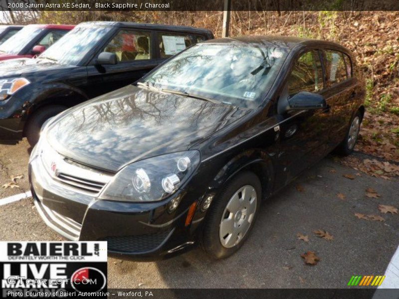 Black Sapphire / Charcoal 2008 Saturn Astra XE Sedan