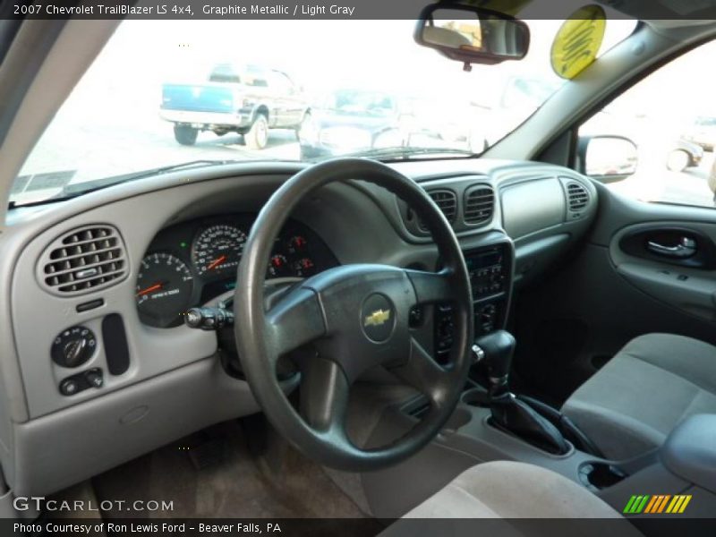 Graphite Metallic / Light Gray 2007 Chevrolet TrailBlazer LS 4x4