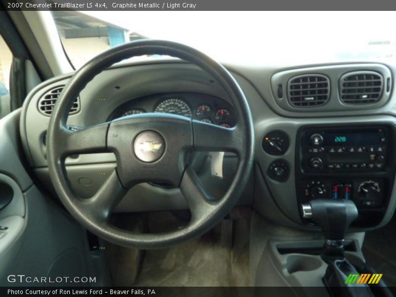 Graphite Metallic / Light Gray 2007 Chevrolet TrailBlazer LS 4x4