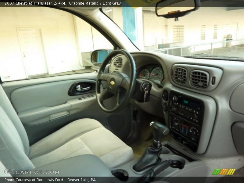 Graphite Metallic / Light Gray 2007 Chevrolet TrailBlazer LS 4x4