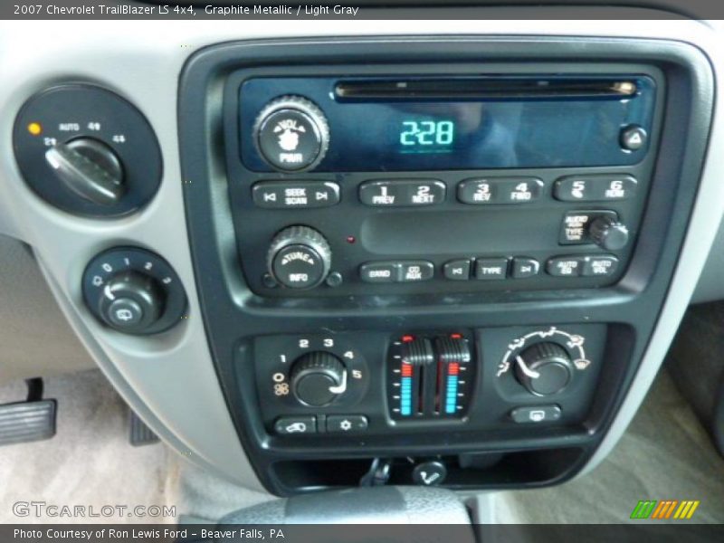 Graphite Metallic / Light Gray 2007 Chevrolet TrailBlazer LS 4x4