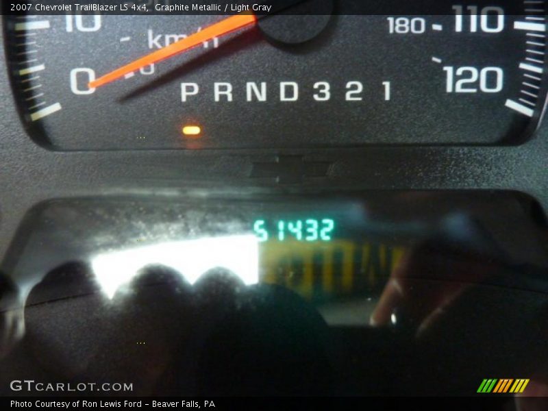 Graphite Metallic / Light Gray 2007 Chevrolet TrailBlazer LS 4x4