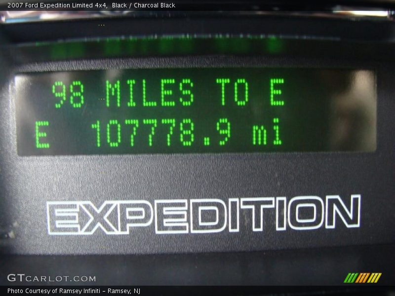 Black / Charcoal Black 2007 Ford Expedition Limited 4x4