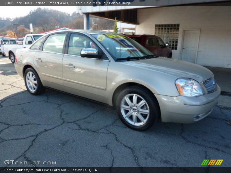 Pueblo Gold Metallic / Pebble Beige 2006 Ford Five Hundred Limited AWD