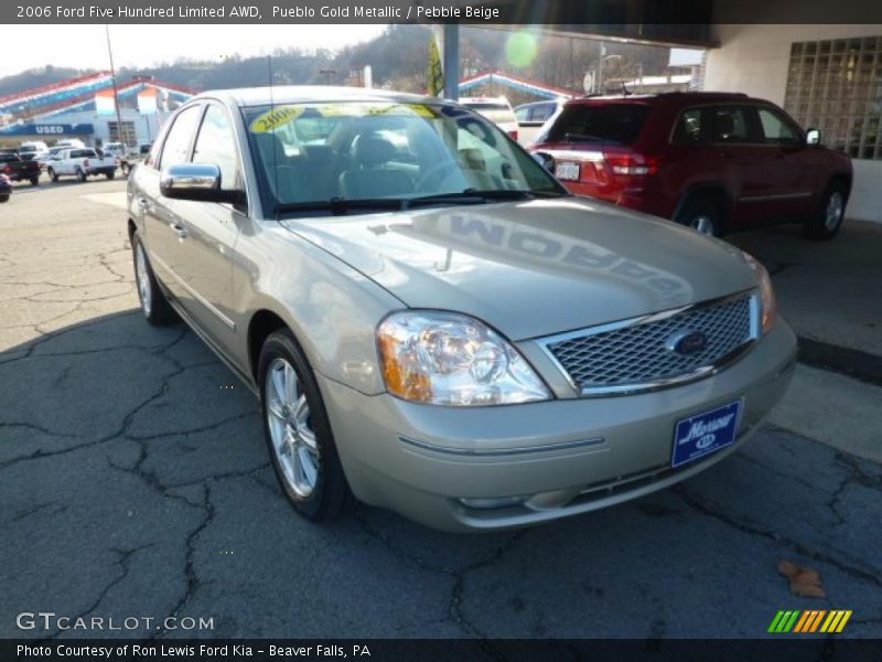 Pueblo Gold Metallic / Pebble Beige 2006 Ford Five Hundred Limited AWD