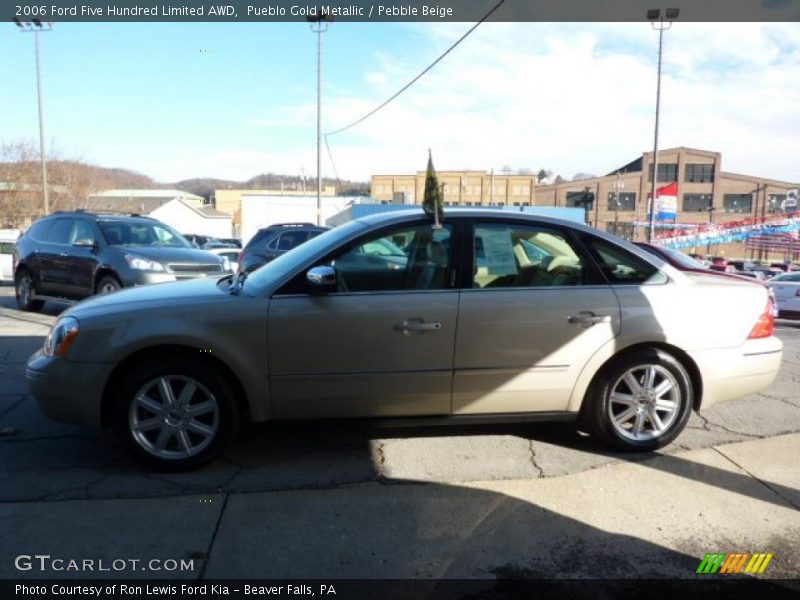 Pueblo Gold Metallic / Pebble Beige 2006 Ford Five Hundred Limited AWD