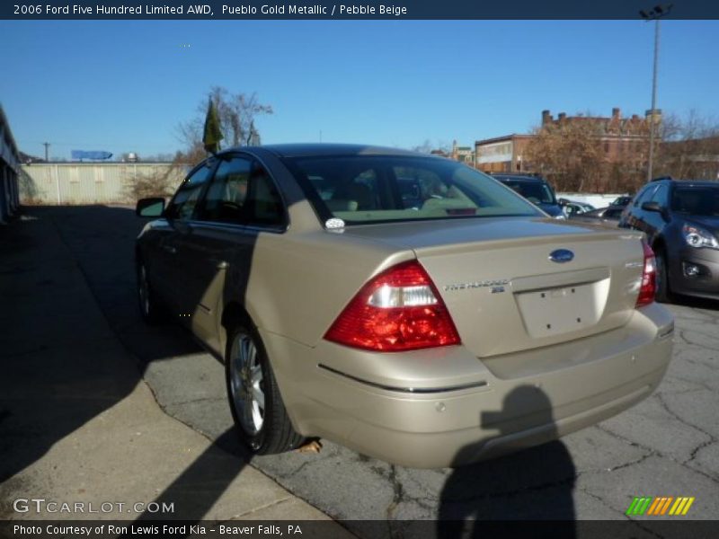Pueblo Gold Metallic / Pebble Beige 2006 Ford Five Hundred Limited AWD