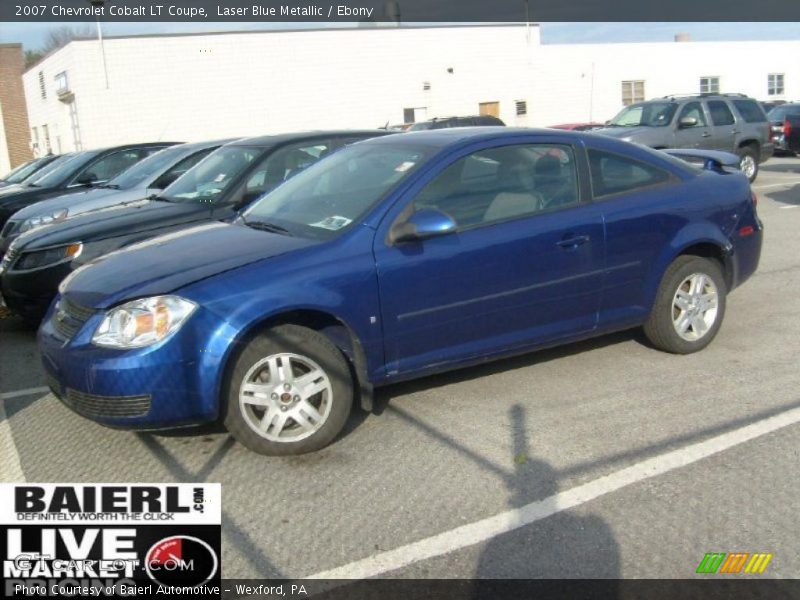 Laser Blue Metallic / Ebony 2007 Chevrolet Cobalt LT Coupe