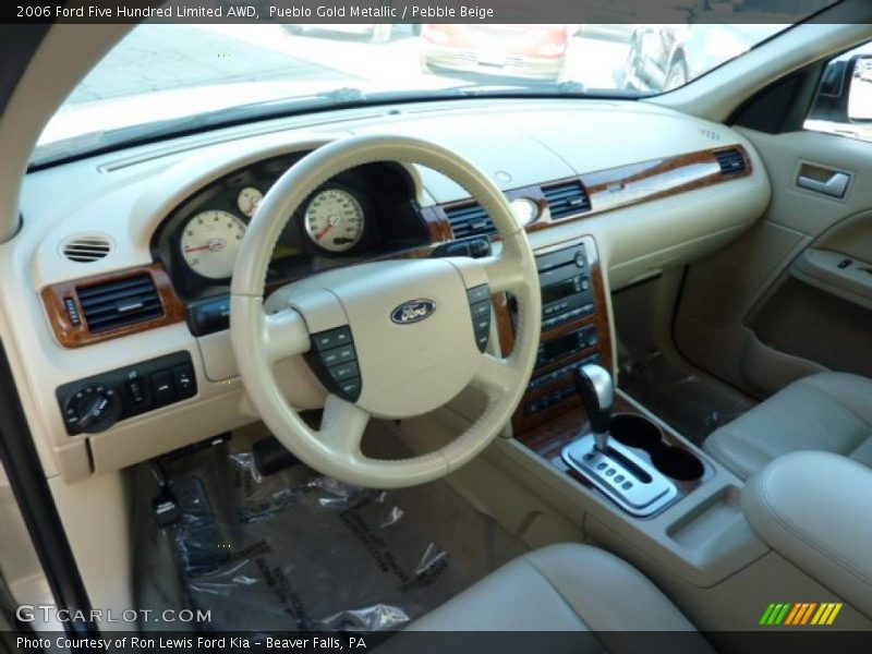 Pebble Beige Interior - 2006 Five Hundred Limited AWD 