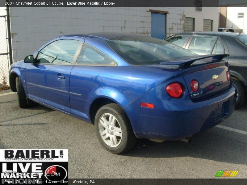 Laser Blue Metallic / Ebony 2007 Chevrolet Cobalt LT Coupe