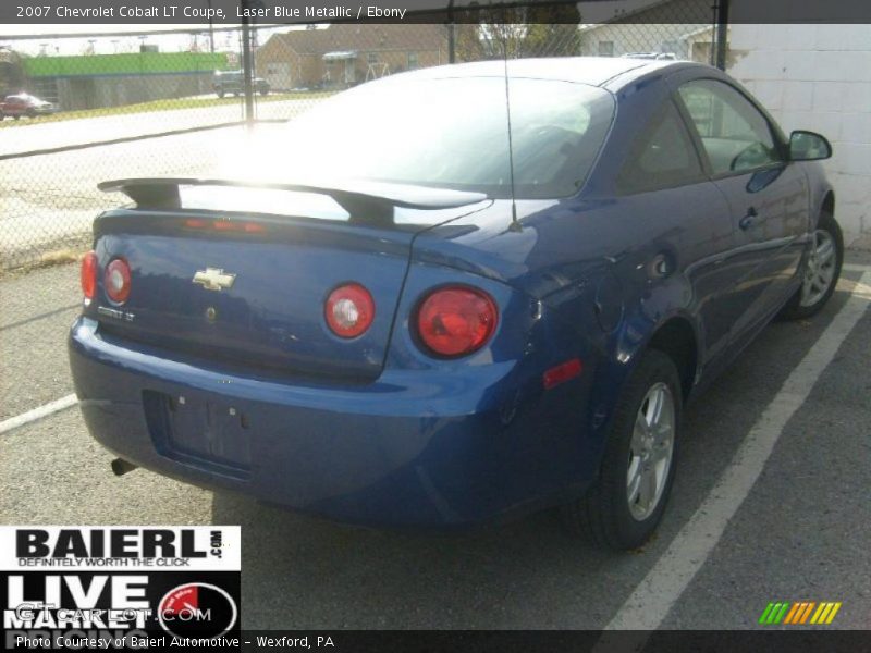 Laser Blue Metallic / Ebony 2007 Chevrolet Cobalt LT Coupe