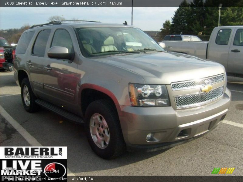 Graystone Metallic / Light Titanium 2009 Chevrolet Tahoe LT 4x4