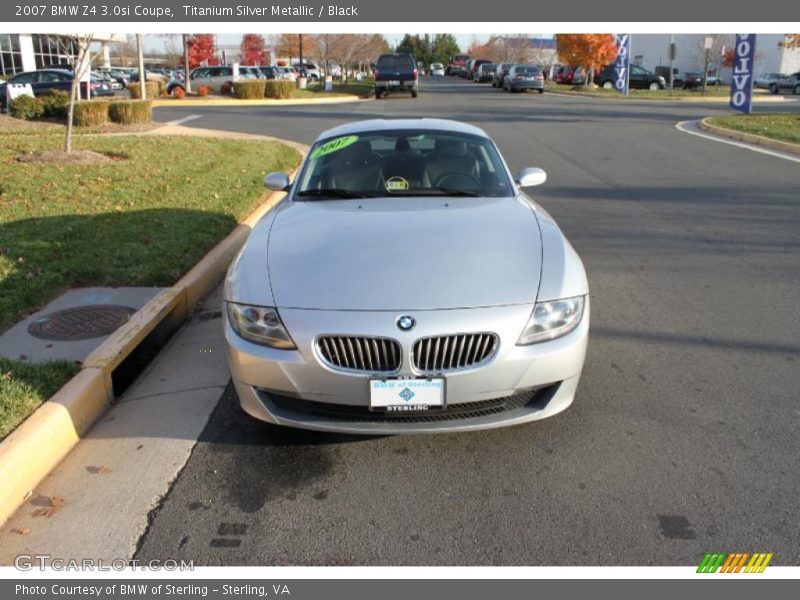 Titanium Silver Metallic / Black 2007 BMW Z4 3.0si Coupe