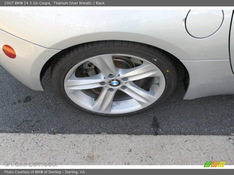 Titanium Silver Metallic / Black 2007 BMW Z4 3.0si Coupe