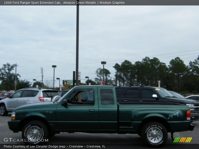 Amazon Green Metallic / Medium Graphite 1999 Ford Ranger Sport Extended Cab