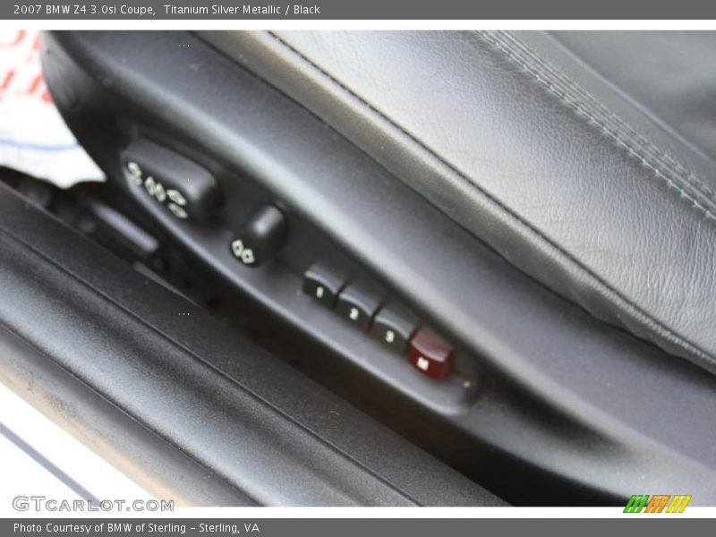 Titanium Silver Metallic / Black 2007 BMW Z4 3.0si Coupe