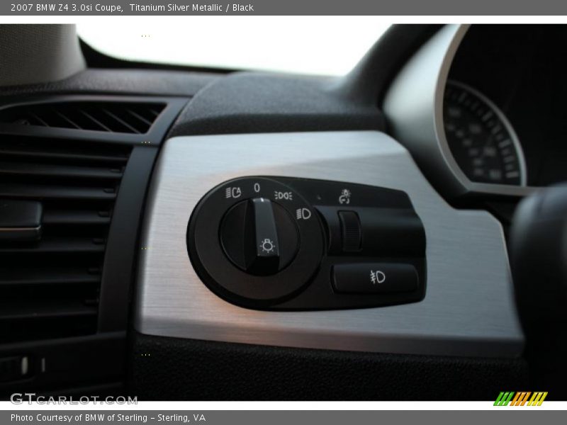 Titanium Silver Metallic / Black 2007 BMW Z4 3.0si Coupe