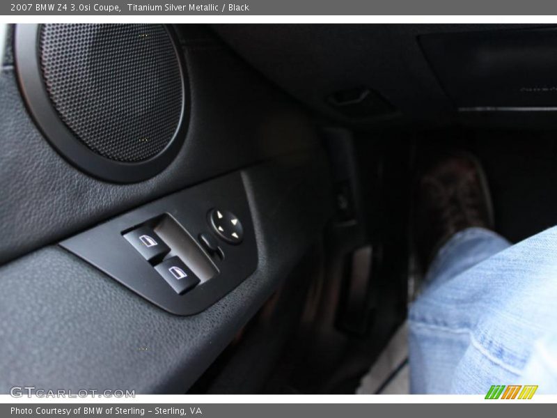 Titanium Silver Metallic / Black 2007 BMW Z4 3.0si Coupe