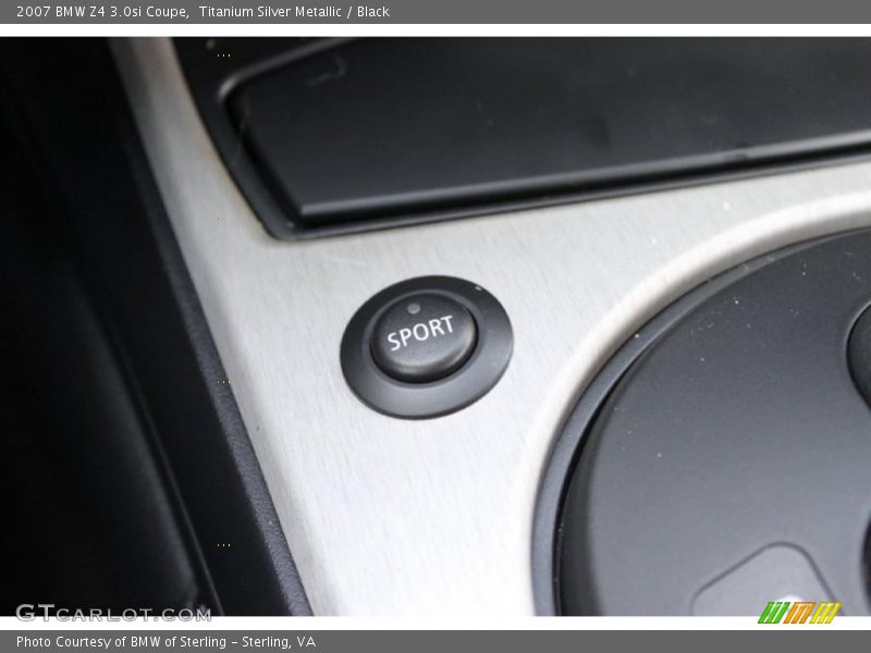 Titanium Silver Metallic / Black 2007 BMW Z4 3.0si Coupe