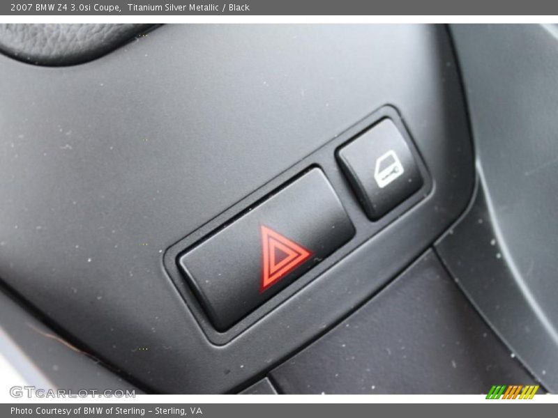 Titanium Silver Metallic / Black 2007 BMW Z4 3.0si Coupe