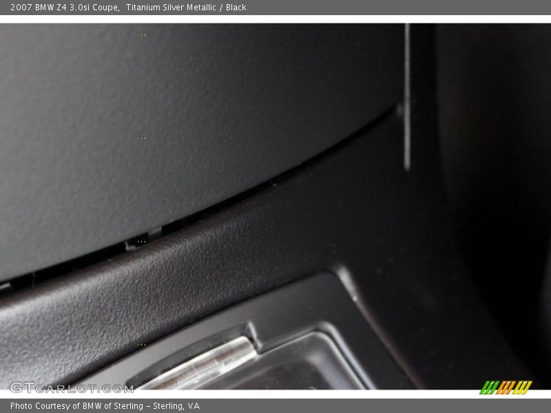 Titanium Silver Metallic / Black 2007 BMW Z4 3.0si Coupe