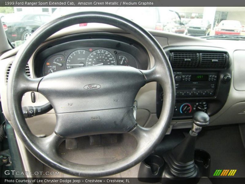 Amazon Green Metallic / Medium Graphite 1999 Ford Ranger Sport Extended Cab