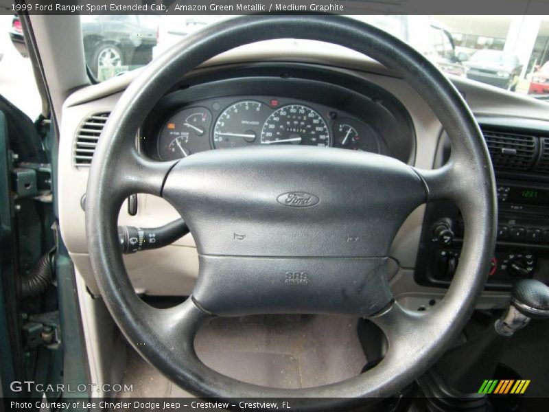 Amazon Green Metallic / Medium Graphite 1999 Ford Ranger Sport Extended Cab