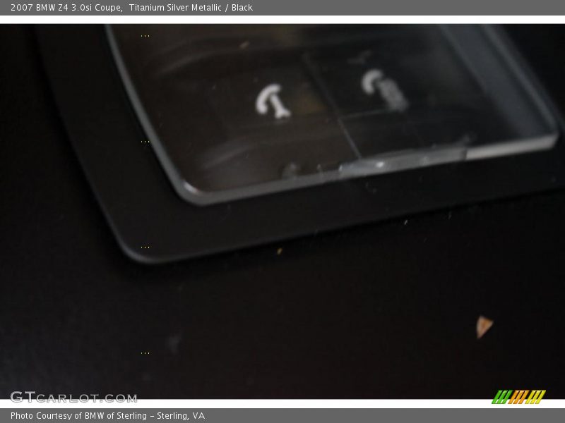 Titanium Silver Metallic / Black 2007 BMW Z4 3.0si Coupe