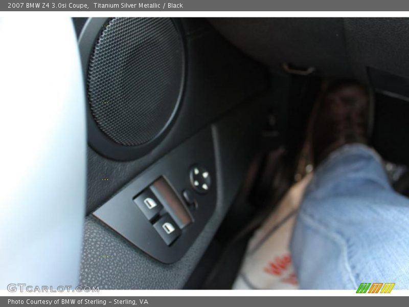 Titanium Silver Metallic / Black 2007 BMW Z4 3.0si Coupe