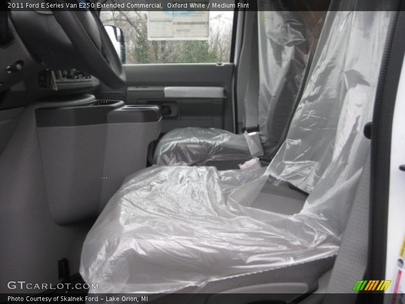 Oxford White / Medium Flint 2011 Ford E Series Van E250 Extended Commercial