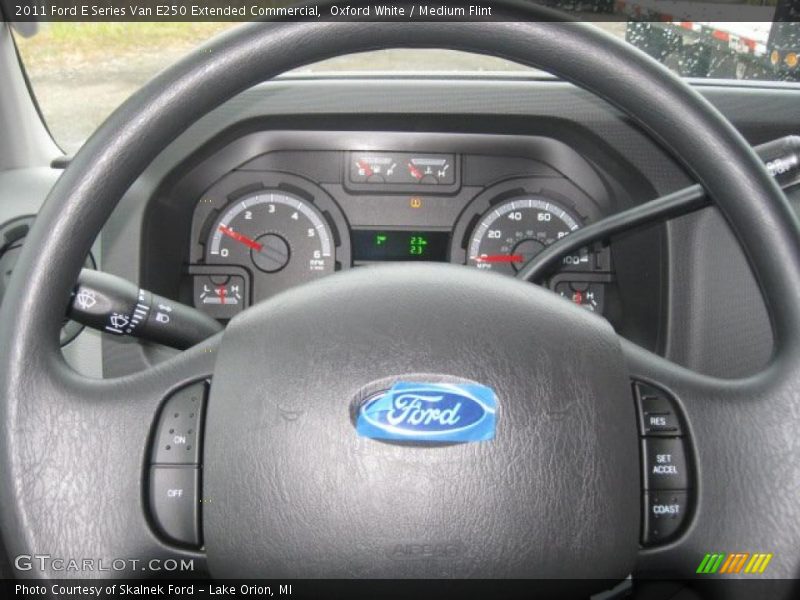 Oxford White / Medium Flint 2011 Ford E Series Van E250 Extended Commercial