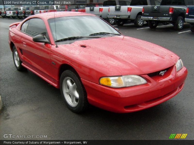 Front 3/4 View of 1996 Mustang GT Coupe