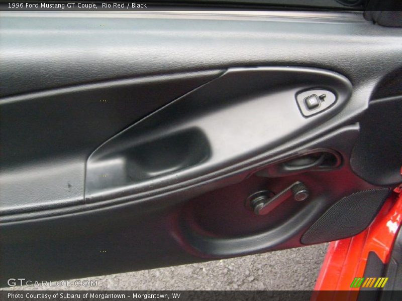 Rio Red / Black 1996 Ford Mustang GT Coupe