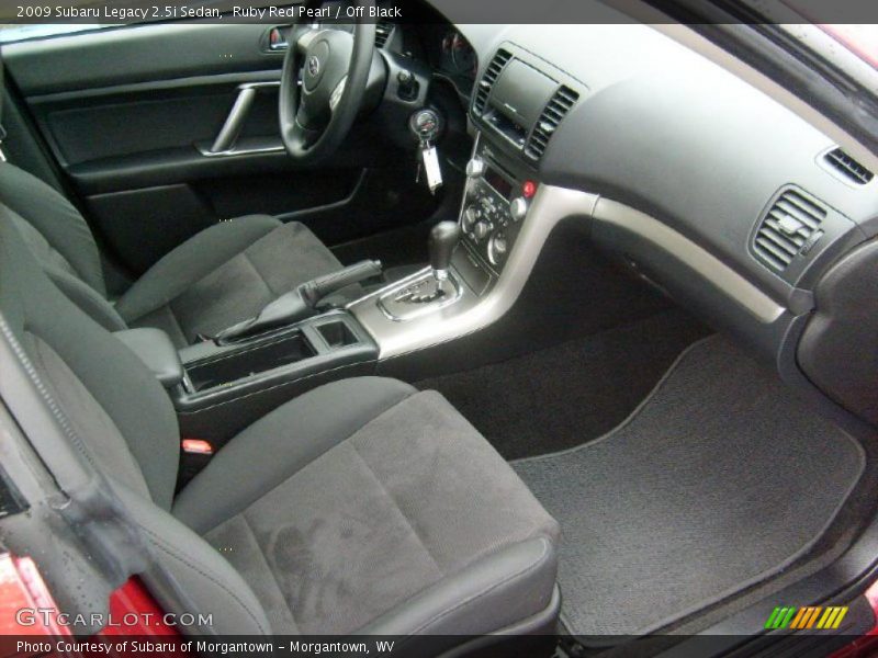 Ruby Red Pearl / Off Black 2009 Subaru Legacy 2.5i Sedan