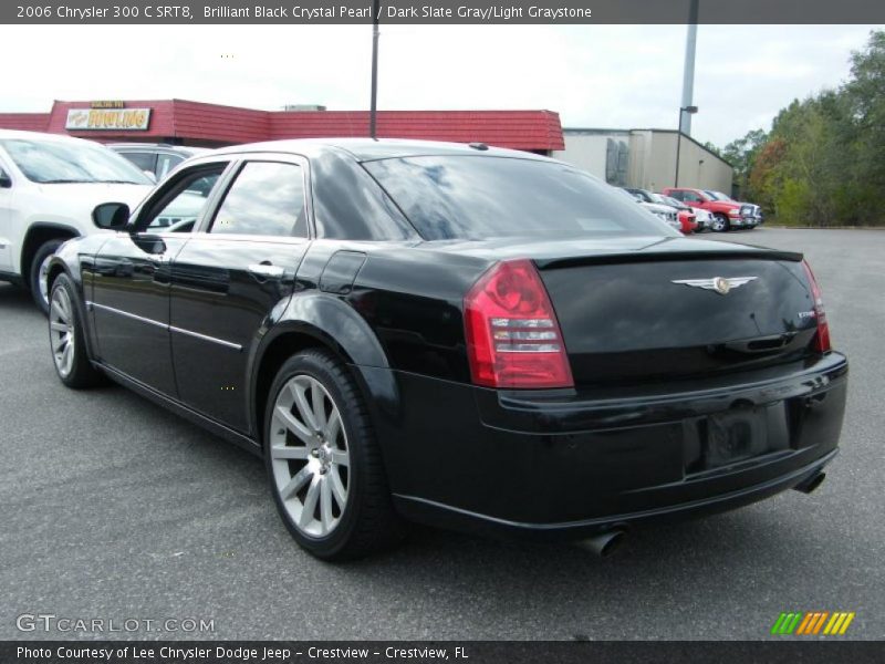 Brilliant Black Crystal Pearl / Dark Slate Gray/Light Graystone 2006 Chrysler 300 C SRT8