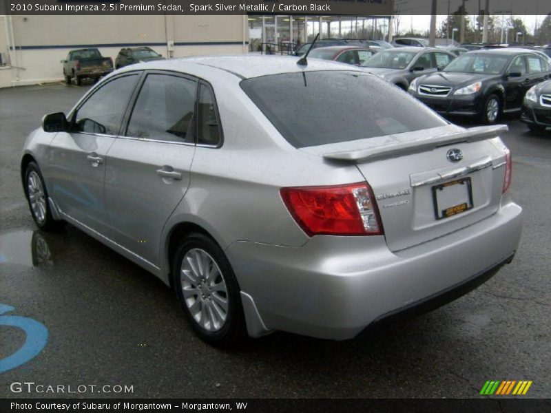 Spark Silver Metallic / Carbon Black 2010 Subaru Impreza 2.5i Premium Sedan