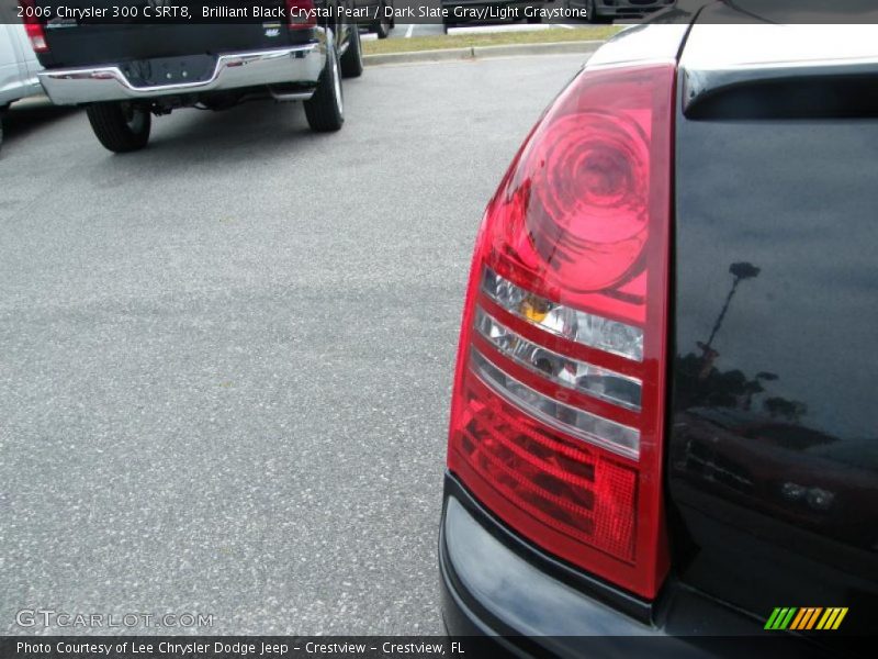 Brilliant Black Crystal Pearl / Dark Slate Gray/Light Graystone 2006 Chrysler 300 C SRT8