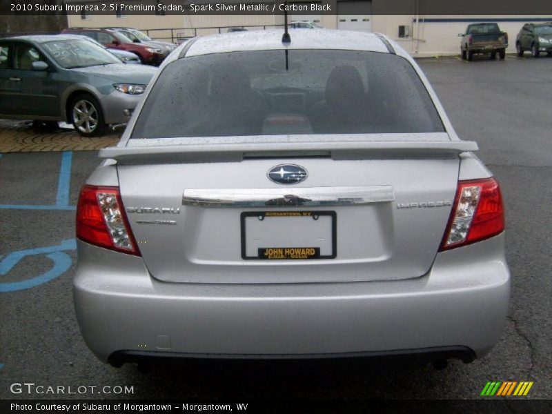 Spark Silver Metallic / Carbon Black 2010 Subaru Impreza 2.5i Premium Sedan