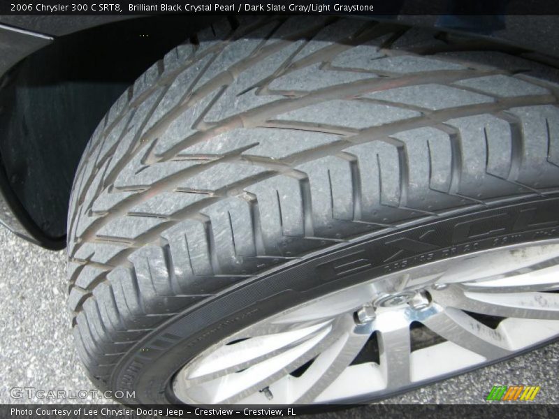 Brilliant Black Crystal Pearl / Dark Slate Gray/Light Graystone 2006 Chrysler 300 C SRT8