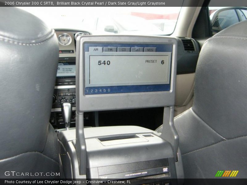 Brilliant Black Crystal Pearl / Dark Slate Gray/Light Graystone 2006 Chrysler 300 C SRT8