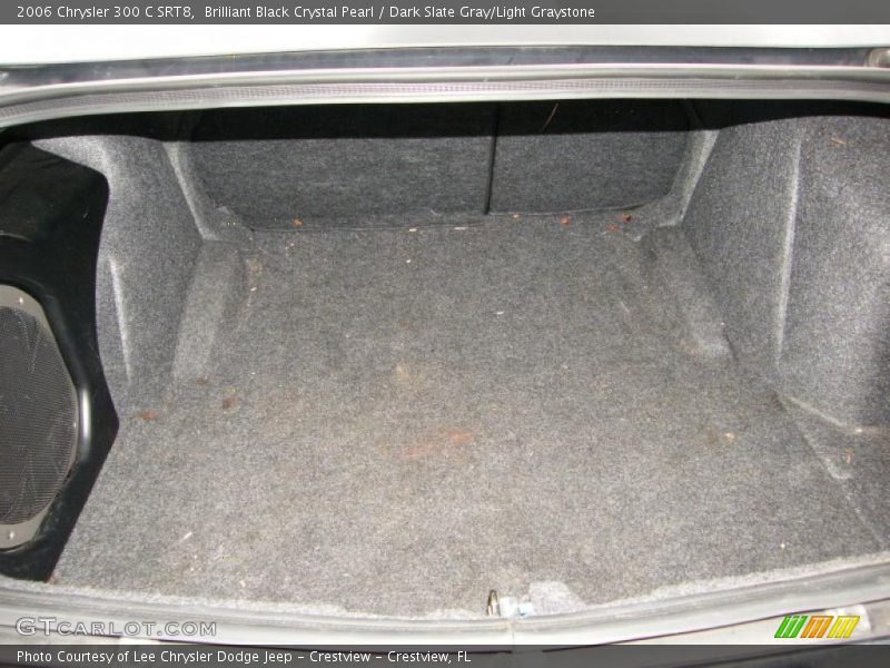 Brilliant Black Crystal Pearl / Dark Slate Gray/Light Graystone 2006 Chrysler 300 C SRT8