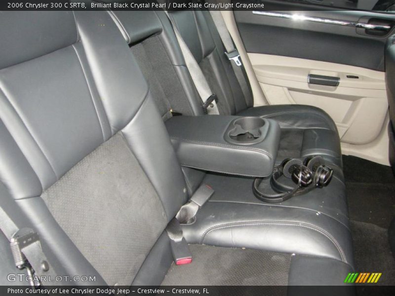 Brilliant Black Crystal Pearl / Dark Slate Gray/Light Graystone 2006 Chrysler 300 C SRT8