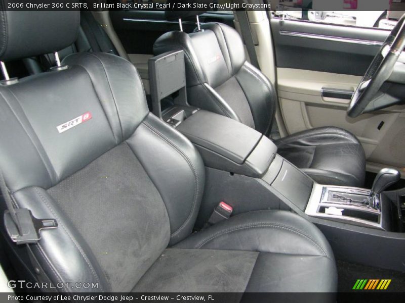 Brilliant Black Crystal Pearl / Dark Slate Gray/Light Graystone 2006 Chrysler 300 C SRT8