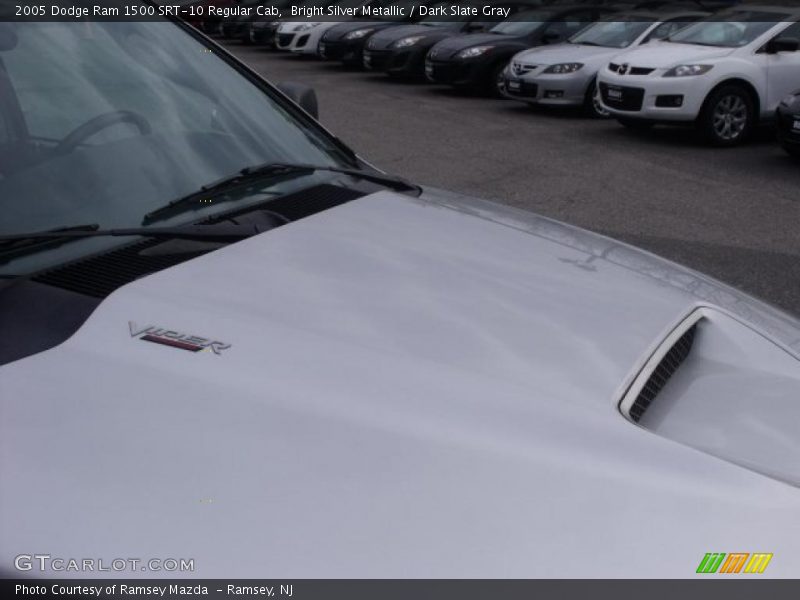 Bright Silver Metallic / Dark Slate Gray 2005 Dodge Ram 1500 SRT-10 Regular Cab