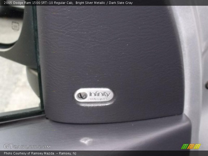 Bright Silver Metallic / Dark Slate Gray 2005 Dodge Ram 1500 SRT-10 Regular Cab