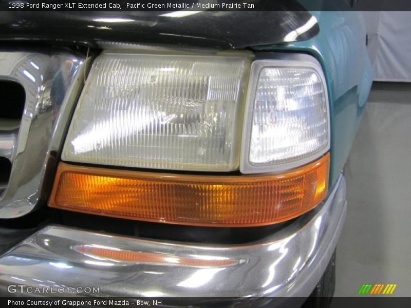 Pacific Green Metallic / Medium Prairie Tan 1998 Ford Ranger XLT Extended Cab