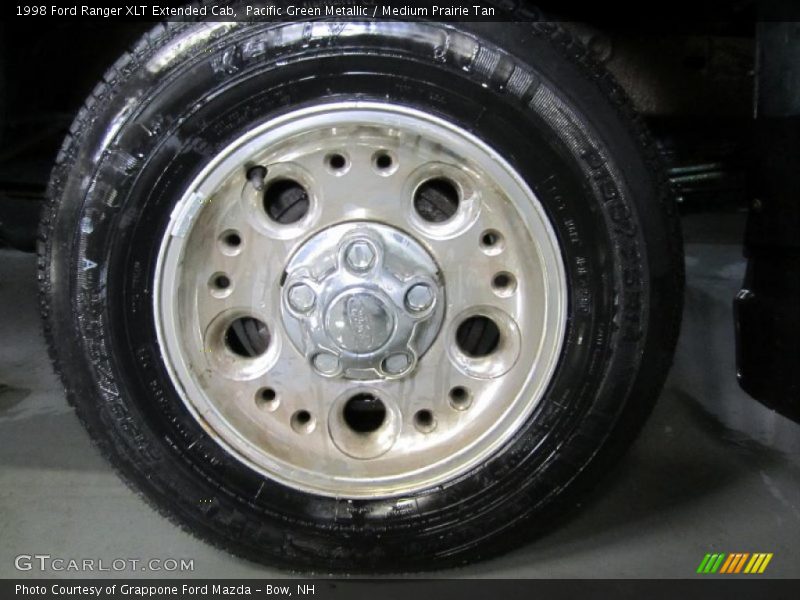 Pacific Green Metallic / Medium Prairie Tan 1998 Ford Ranger XLT Extended Cab