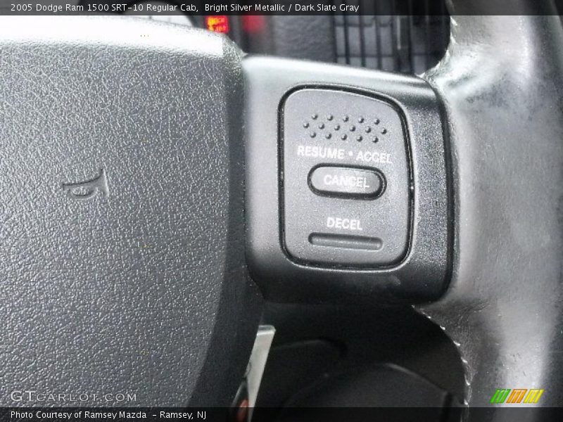 Bright Silver Metallic / Dark Slate Gray 2005 Dodge Ram 1500 SRT-10 Regular Cab