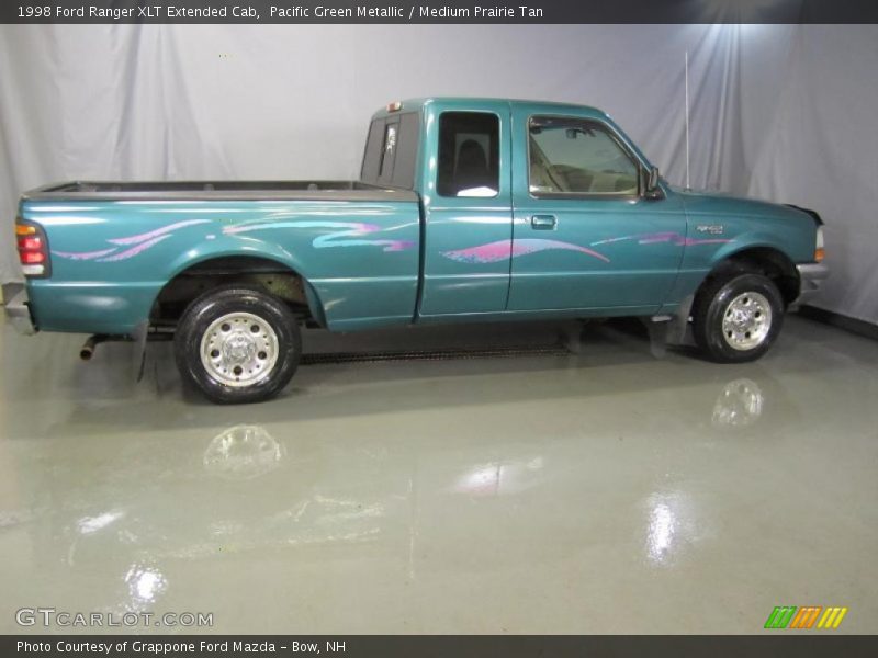Pacific Green Metallic / Medium Prairie Tan 1998 Ford Ranger XLT Extended Cab