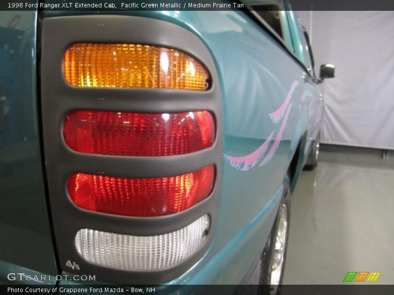 Pacific Green Metallic / Medium Prairie Tan 1998 Ford Ranger XLT Extended Cab